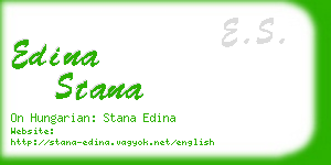 edina stana business card
